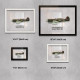 Принт на склі «Винищувач Curtiss P-40 14 Ескадрилья RNZAF 1942 рік»