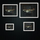 Принт на склі «Винищувач Curtiss P-40 14 Ескадрилья RNZAF 1942 рік»