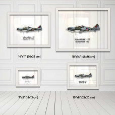 Принт на склі «Винищувач Boulton Paul Defiant Mk 1 277 Ескадрилья 1942 рік»