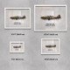 Принт на склі «Літак Boulton Paul Defiant Mk 1 264 Ескадрилья RAF 1940 рік»
