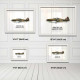 Принт на склі «Двомісний винищувач RAF Boulton Paul Defiant Mk 1 264 Ескадрилья 1940 рік»