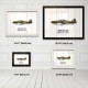 Принт на склі «Двомісний винищувач RAF Boulton Paul Defiant Mk 1 264 Ескадрилья 1940 рік»