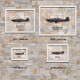 Принт на склі «Винищувач Boulton Paul Defiant Mk 1 125 Ескадрилья 1941 рік»