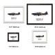 Принт на склі «Винищувач Boulton Paul Defiant Mk 1 256 Ескадрилья 1941 рік»