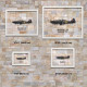 Принт на склі «Винищувач Boulton Paul Defiant Mk 1 256 Ескадрилья 1941 рік»