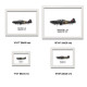 Принт на склі «Винищувач Boulton Paul Defiant Mk 1 256 Ескадрилья 1941 рік»