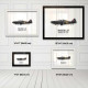 Принт на склі «Винищувач Boulton Paul Defiant Mk 1 256 Ескадрилья 1941 рік»