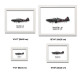 Принт на склі «Літак Boulton Paul Defiant Mk 1 264 Ескадрилья 1941 рік»