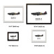 Принт на склі «Винищувач Boulton Paul Defiant Mk 1 96 Ескадрилья 1941 рік»