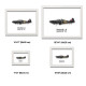 Принт на склі «Винищувач Boulton Paul Defiant Mk 1 96 Ескадрилья 1941 рік»