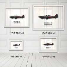 Принт на склі «Винищувач Boulton Paul Defiant Mk 1 151 Ескадрилья 1942 рік»