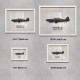 Принт на склі «Винищувач Boulton Paul Defiant Mk 1 151 Ескадрилья 1942 рік»