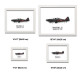 Принт на склі «Винищувач Boulton Paul Defiant Mk 1 151 Ескадрилья 1942 рік»