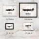 Принт на склі «Винищувач Boulton Paul Defiant Mk 1 151 Ескадрилья 1942 рік»