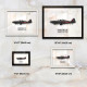 Принт на склі «Літак Boulton Paul Defiant Mk 1 96 Ескадрилья 1942 рік»