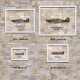 Принт на склі «Винищувач Hawker Hurricane Mk 1 151 Ескадрилья 1940 рік»