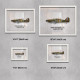 Принт на склі «Винищувач Hawker Hurricane Mk 1 151 Ескадрилья 1940 рік»