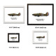 Принт на склі «Винищувач Hawker Hurricane Mk 1 + 1 Ескадрилья 1939 рік»