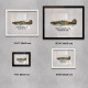 Принт на склі «Винищувач Hawker Hurricane Mk 1 253 Ескадрилья 1940 рік»