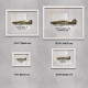Принт на склі «Винищувач Hawker Hurricane Mk 1 253 Ескадрилья 1940 рік»
