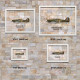 Принт на склі «Винищувач Hawker Hurricane Mk 1 3 Ескадрилья 1940 рік»