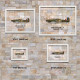 Принт на склі «Винищувач Hawker Hurricane Mk 1 79 Ескадрилья 1940 рік»