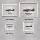 Принт на склі «Винищувач Hawker Hurricane Mk 1 85 Ескадрилья 1939 рік»