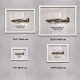 Принт на склі «Винищувач Hawker Hurricane Mk 1 85 Ескадрилья 1940 рік»