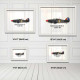 Принт на склі «Винищувач Hawker Hurricane Mk 2B 87 Ескадрилья 1942 рік»
