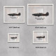 Принт на склі «Винищувач Hawker Hurricane Mk 2C 247 Ескадрилья 1942 рік»