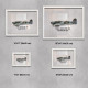 Принт на склі «Винищувач Hawker Typhoon 266 Ескадрилья 1944 рік»