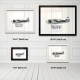 Принт на склі «Винищувач-бомбардувальник Republic P-47D Thunderbolt 30 Ескадрилья 1945 рік»