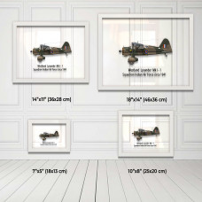 Принт на склі «Літак Westland Lysander Mk. I 1 Індійська Ескадрилья 1941 рік»
