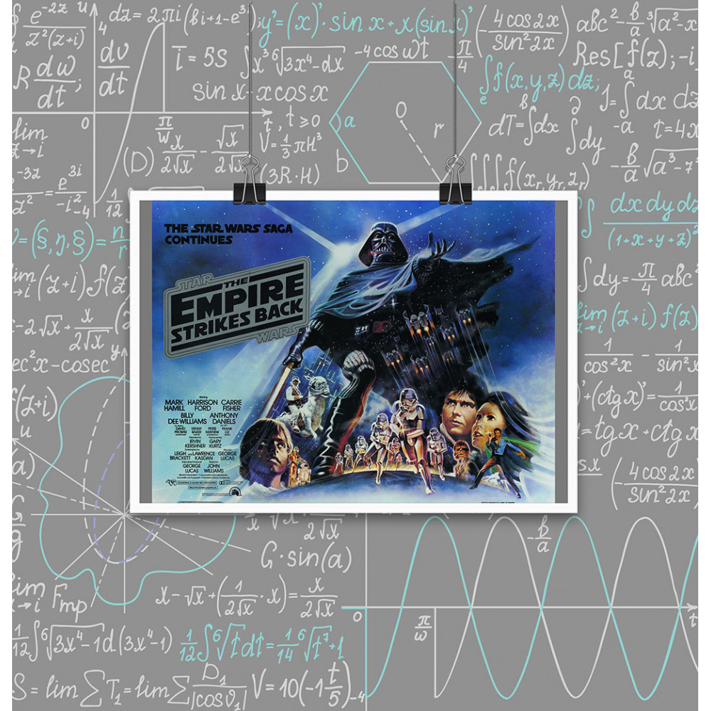 Постер «Зоряні війни. Епізод V. Імперія завдає удару у відповідь», 1980. Режисер Джордж Лукас
