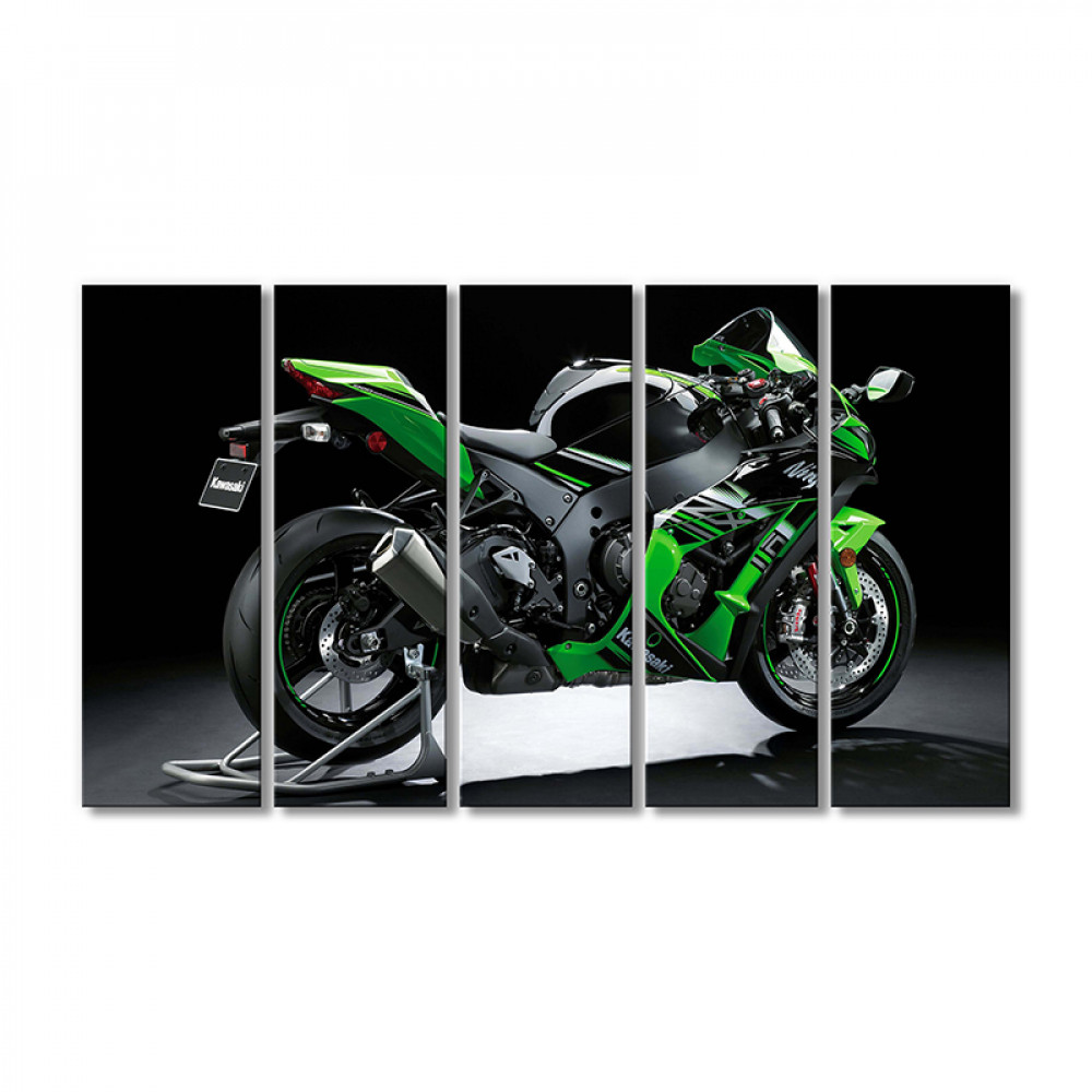 Модульна Картина «Мотоцикл Кавасакі Ніндзя ZX-10R»